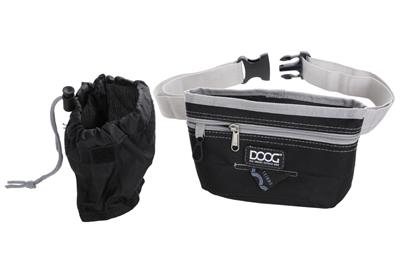DOOG Treat & Training Pouch LARGE BLACK/GREY